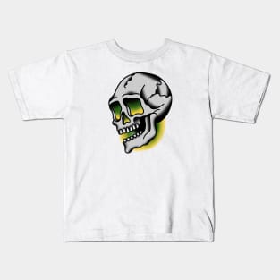 Glowing Spooky Skull Kids T-Shirt